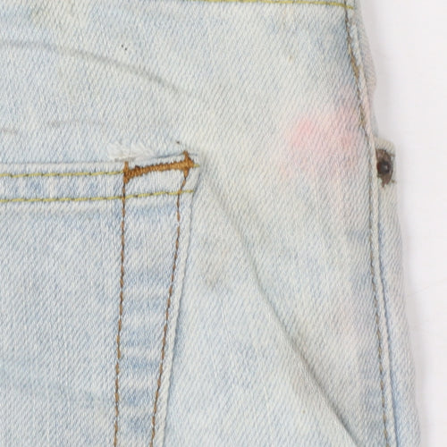 Levi Strauss Men's Blue Light Wash Denim 501 Shorts Size L 36W