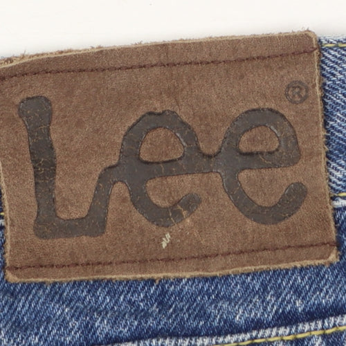 Lee Men's Blue Classic Straight Leg Denim Jeans Size 44x34