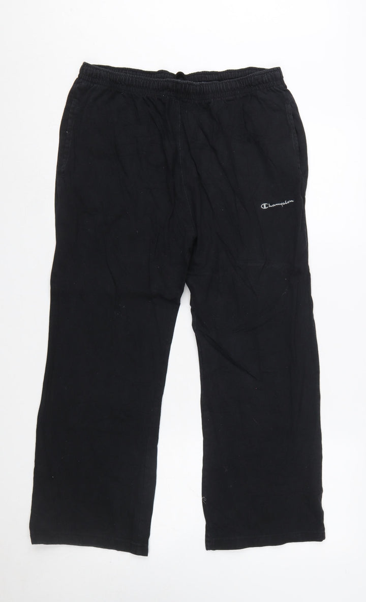 Champion Boys Black XL Cotton Sweatpants Jogging Trousers