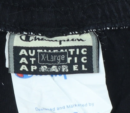 Champion Boys Black XL Cotton Sweatpants Jogging Trousers