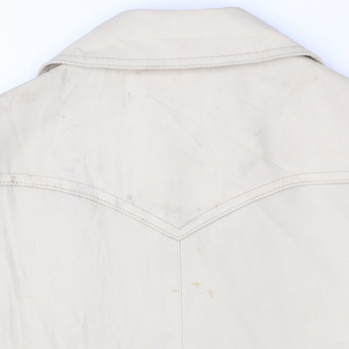 London Fog Women Beige Petite 10 Trench Coat Classic Long Water Resistant