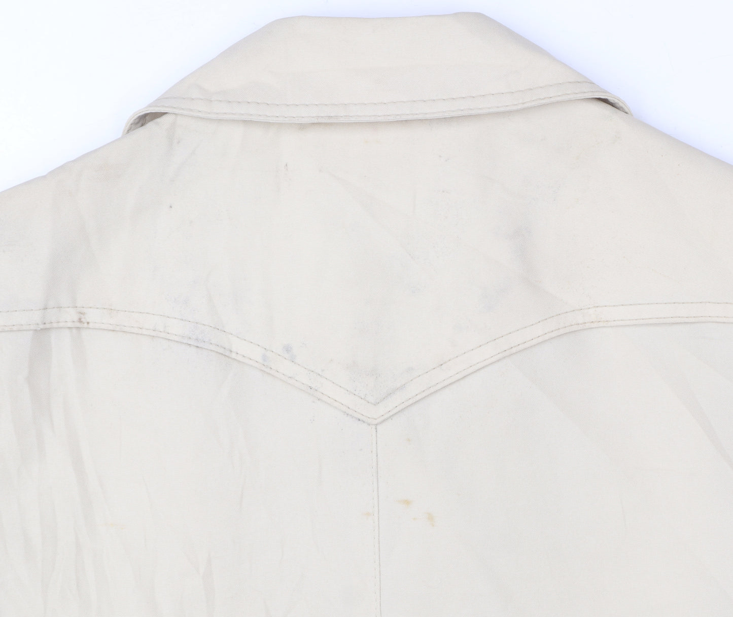 London Fog Women Beige Petite 10 Trench Coat Classic Long Water Resistant