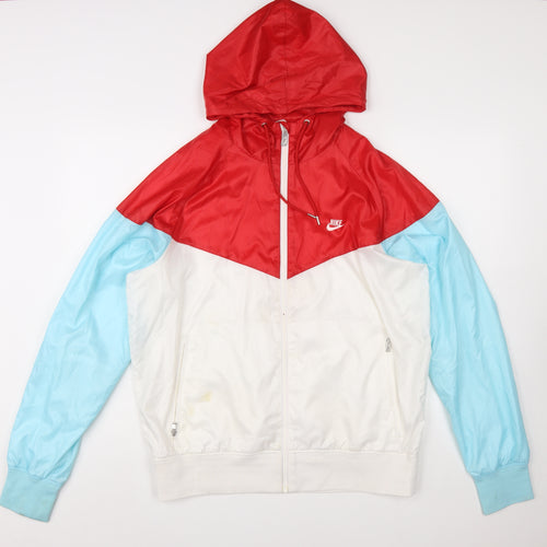 Nike Mens Multicoloured L Windbreaker Hooded Jacket