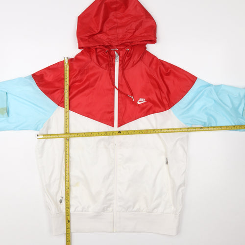 Nike Mens Multicoloured L Windbreaker Hooded Jacket