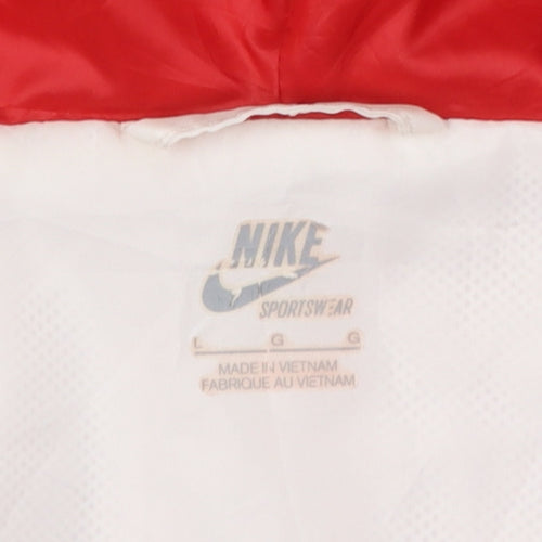Nike Mens Multicoloured L Windbreaker Hooded Jacket