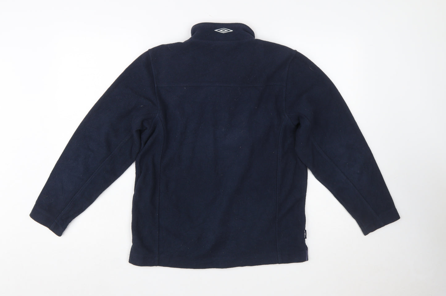 Umbro Boys Navy Fleece 1/2 Zip Sweatshirt Size 13 Years