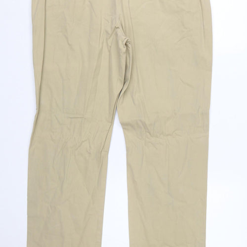 Tommy Hilfiger Men's Beige Chino Trousers 36W 32L Classic Fit