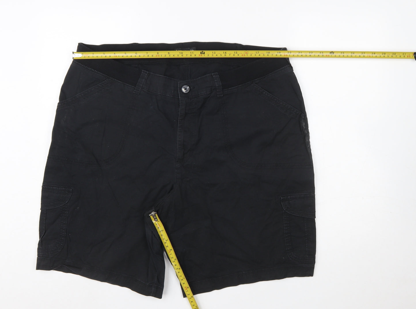 Lee Men's Black Cargo Shorts Relaxed Fit 2XL Cotton Blend