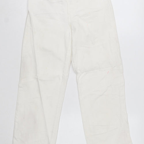 Levi's Premium Women's White Ribcage Straight Jeans Size 24