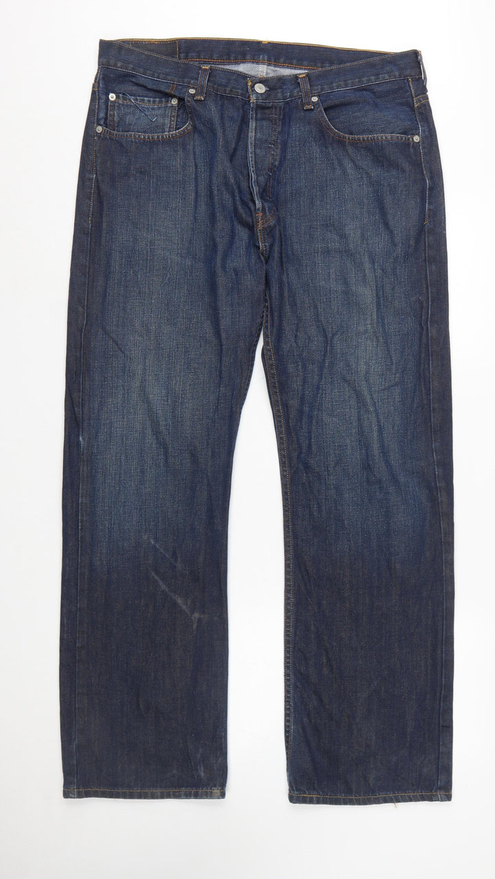Levi's 758 Men's Blue Straight Fit Denim Jeans W36 L32