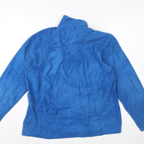 The North Face Men’s Blue Fleece 1/4 Zip Pullover Sweatshirt M