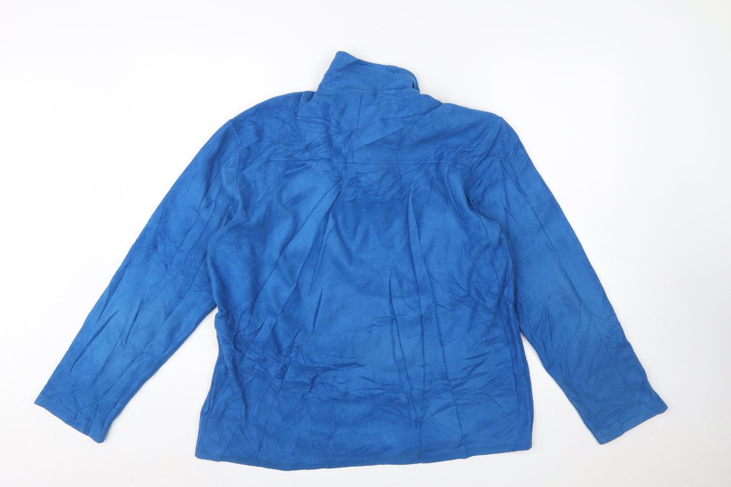 The North Face Men’s Blue Fleece 1/4 Zip Pullover Sweatshirt M