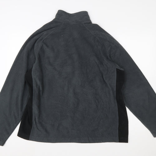 Starter Men’s Grey L Fleece Pullover 1/4 Zip Sweatshirt