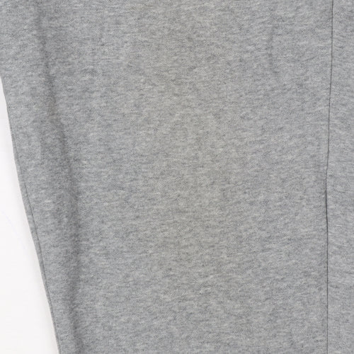 Puma Men Grey 2XL Regular Fit Sweatpants Cotton Blend