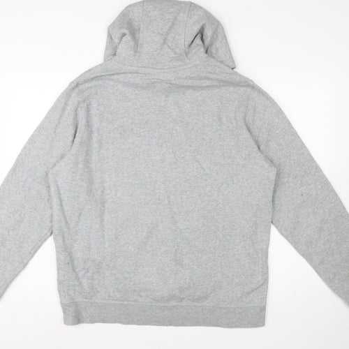 Nike Women’s Grey Pullover Hoodie L Cotton Blend Casual