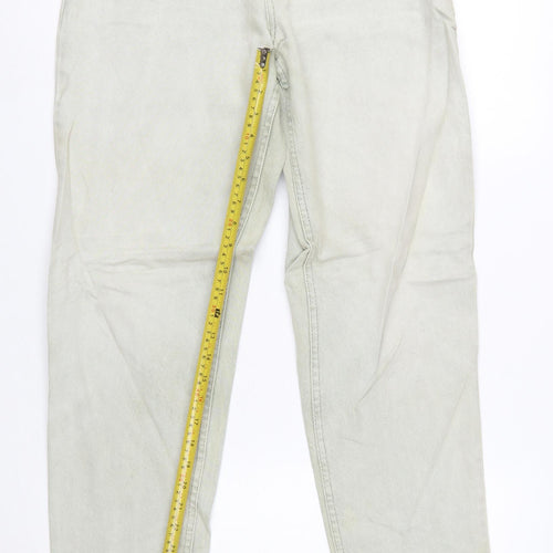 Lee Riders Men's Beige Straight Jeans 31W 34L Cotton Denim Vintage