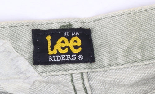 Lee Riders Men's Beige Straight Jeans 31W 34L Cotton Denim Vintage