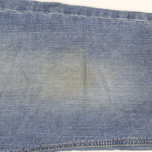 Levi Strauss Men's Blue Straight Denim Jeans W34 L30 Athletic Fit