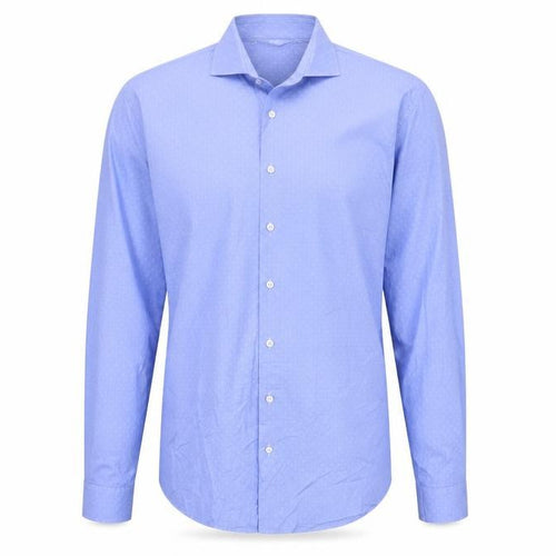 Calvin Klein Men Blue Classic Button-Up Shirt Slim Fit Size 16