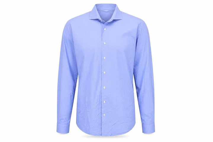 Calvin Klein Men Blue Classic Button-Up Shirt Slim Fit Size 16