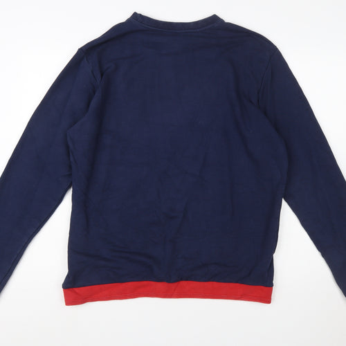 Kappa Men's Blue FC Grenoble Pullover Sweatshirt XL