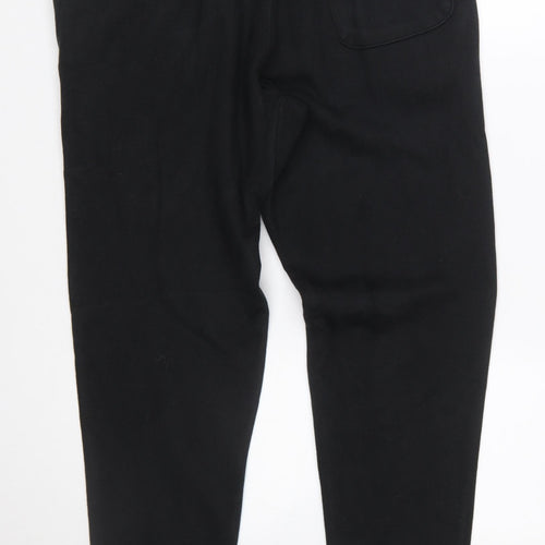 Champion Men’s Black Reverse Weave Sweatpants Medium Tapered Fit