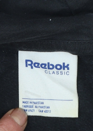 Reebok Classic Women's Black Small Pullover Hoodie Sweatshirt