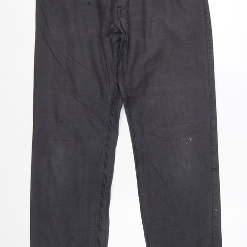 Hugo Boss Men's Black Chino Trousers Size 34 Regular Fit
