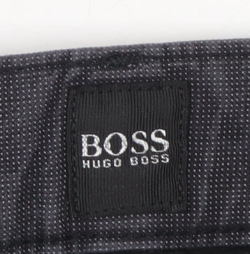 Hugo Boss Men's Black Chino Trousers Size 34 Regular Fit