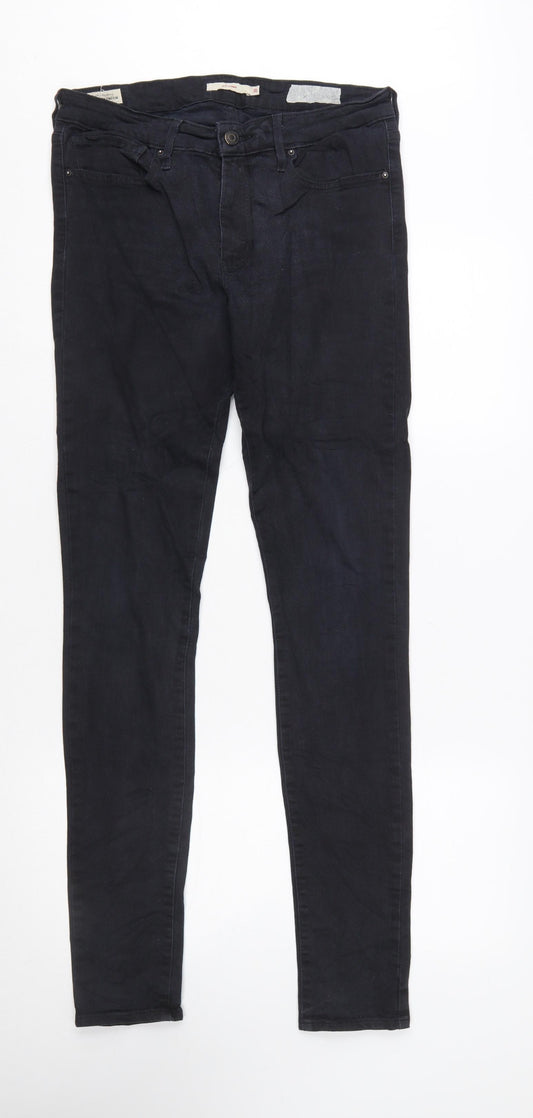 Levi's Women's Blue 711 Skinny Denim Jeans Size 30 Mid Rise