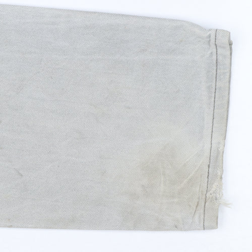 Lee Men's Grey Regular Fit Straight Jeans 34x32 Denim