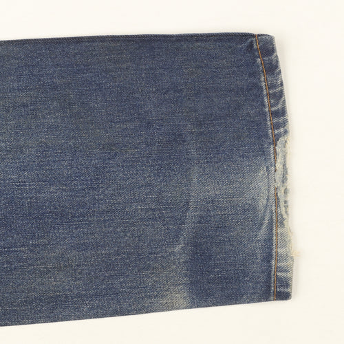 Wrangler Men's Blue Texas Straight Leg Jeans W34 L32 Cotton Denim