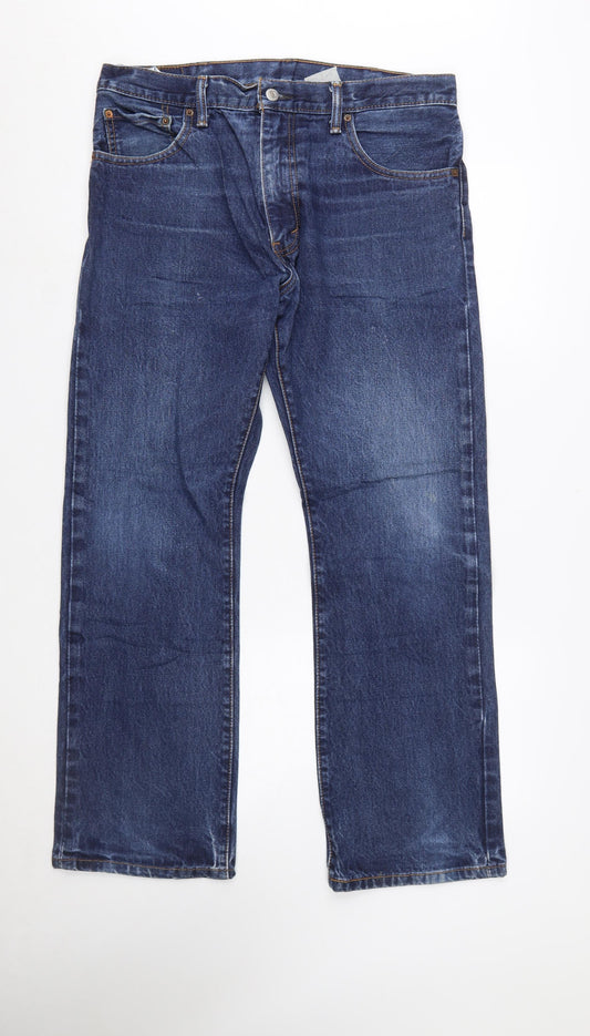 Levi's 517 Men's Blue Straight Denim Jeans W34 L30 Classic Fit
