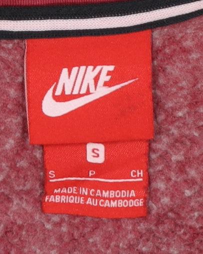Nike Air Mens Red Full Zip Hoodie Size S Regular Fit