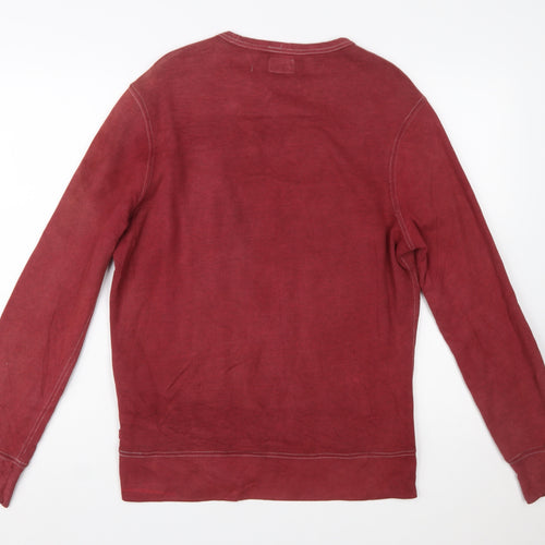 Levi's Men's Red Crew Neck Pullover Sweatshirt Size S