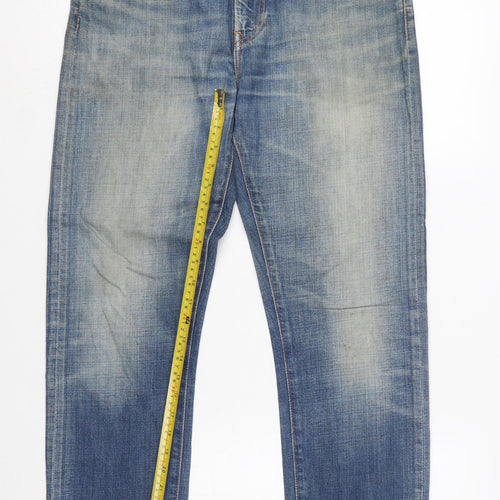 Levi Strauss Men’s Blue 508 Slim Tapered Jeans W32 L34