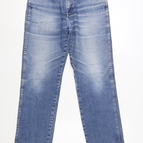 Wrangler Men’s Blue Regular Fit Straight Jeans W32 L30