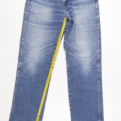 Wrangler Men’s Blue Regular Fit Straight Jeans W32 L30
