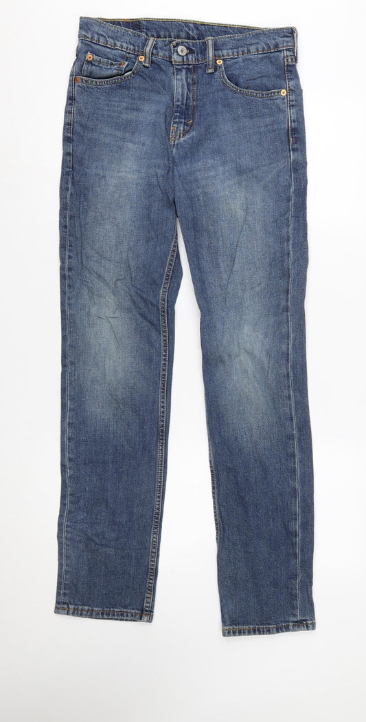 Levi Strauss & Co. Mens Blue 511 Slim Straight Jeans W30 L32 Denim