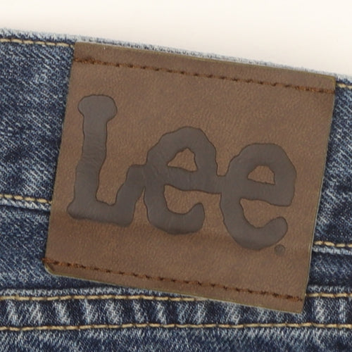 Lee Men's Blue Straight Leg Regular Fit Denim Jeans 40W 32L