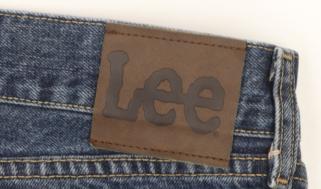 Lee Men's Blue Straight Leg Regular Fit Denim Jeans 40W 32L