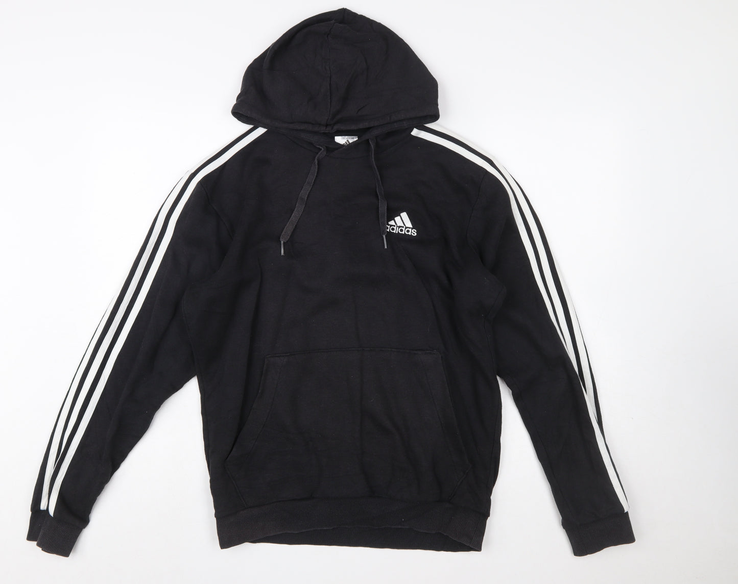 Adidas Men's Black Pullover Hoodie Size S Sports Fleece