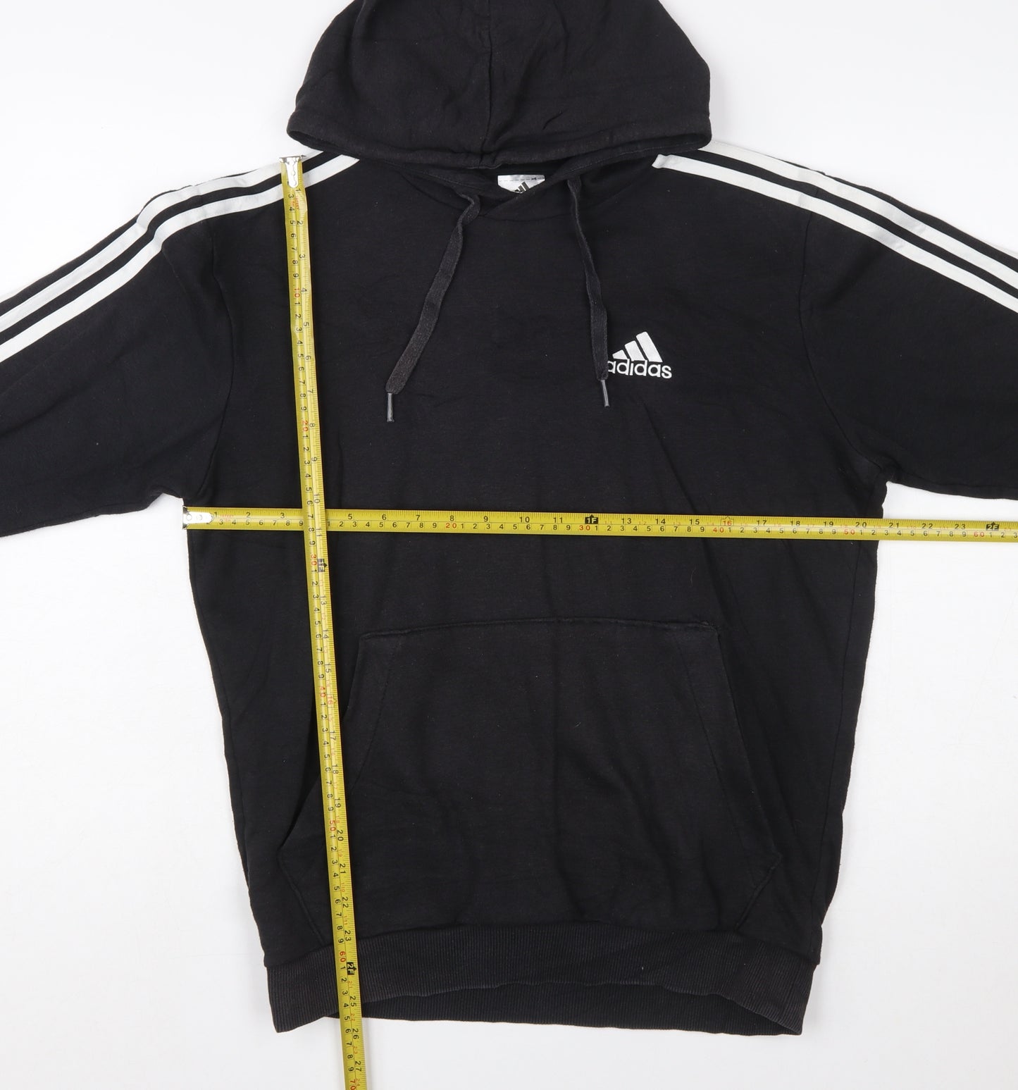 Adidas Men's Black Pullover Hoodie Size S Sports Fleece
