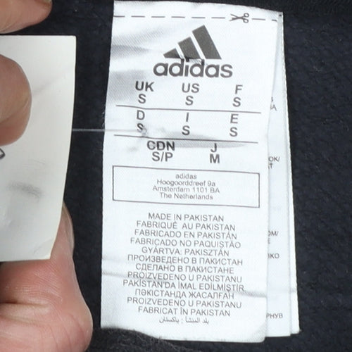 Adidas Men's Black Pullover Hoodie Size S Sports Fleece