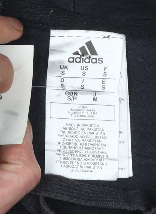 Adidas Men's Black Pullover Hoodie Size S Sports Fleece