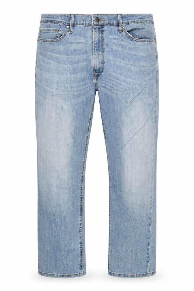 Levi Strauss Signature Men Light Blue Athletic Fit Jeans 38x32