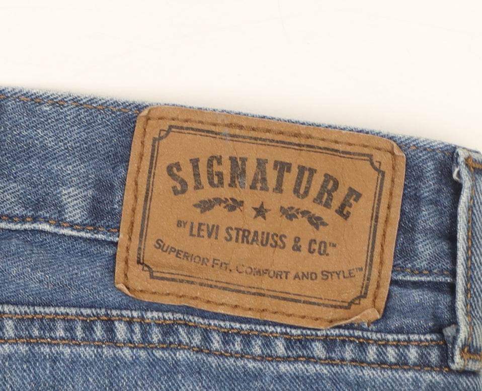 Levi Strauss Signature Men’s Blue Straight Fit Jeans W44 L32