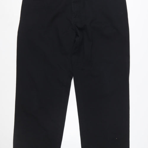 Dickies Men’s Black 40x30 Chino Work Trousers Regular Fit