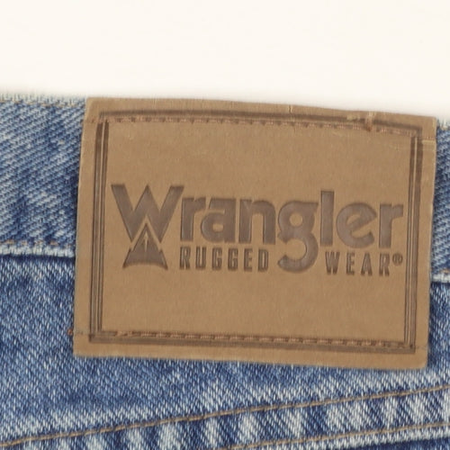 Wrangler Men's Blue Straight Leg Denim Jeans Size 40x29 Regular Fit