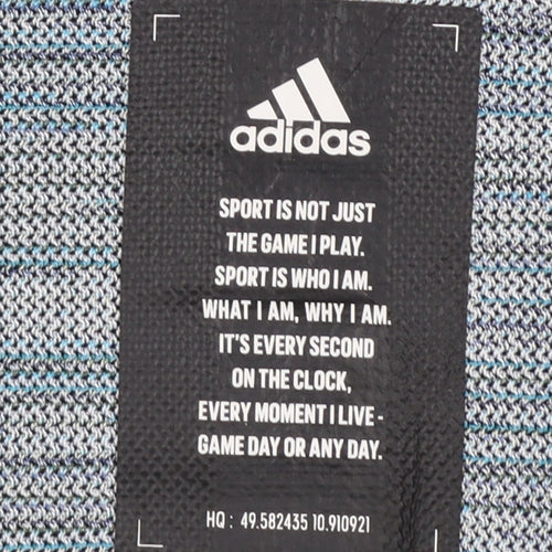 Adidas Women’s Black Full Zip Hoodie S 8-10 Parley Recycled Fabric